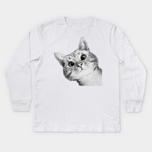 Sneaky Cat Kids Long Sleeve T-Shirt